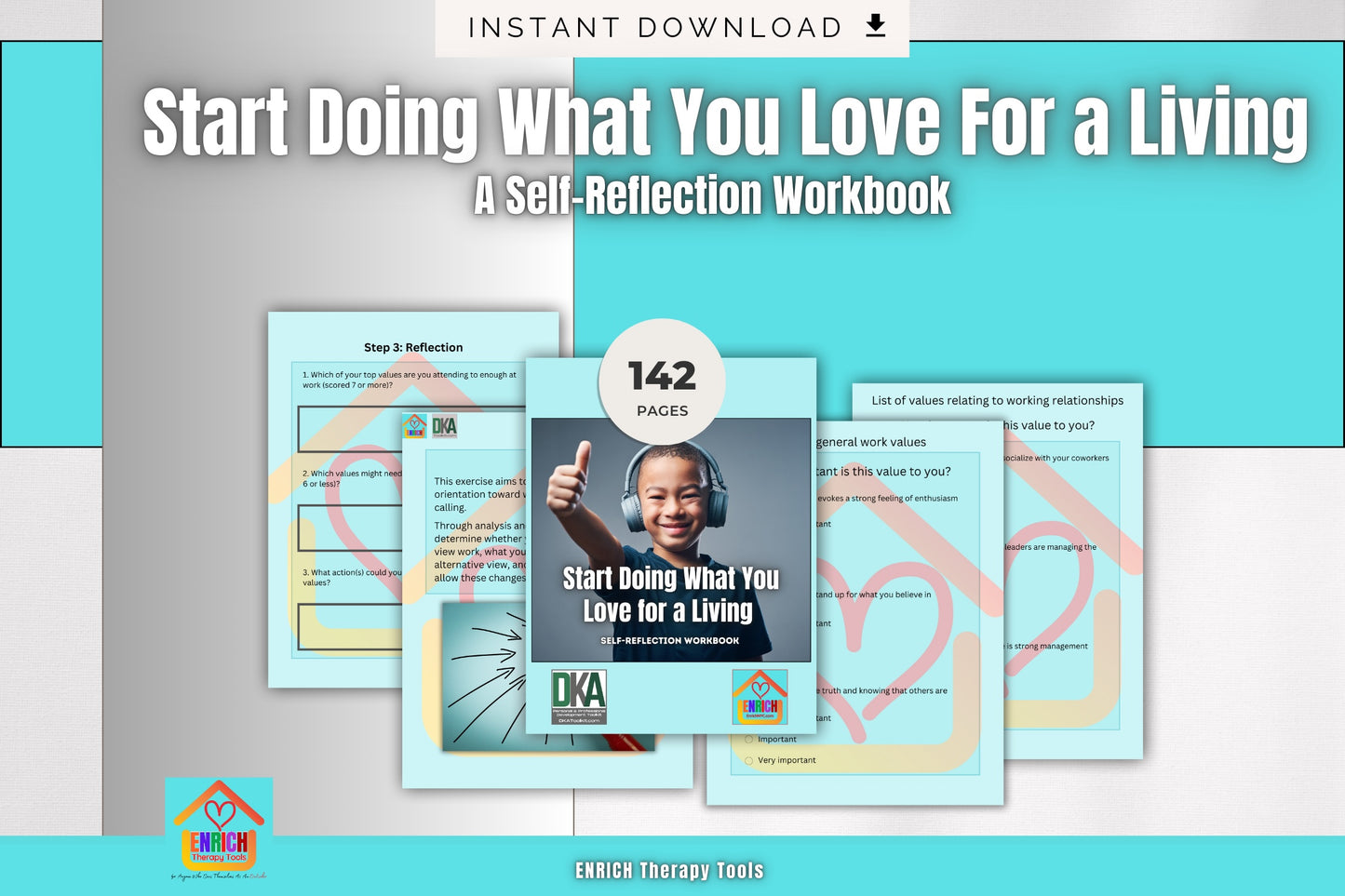 Start Doing What You Love For a Living - A Self-Reflection Workbook