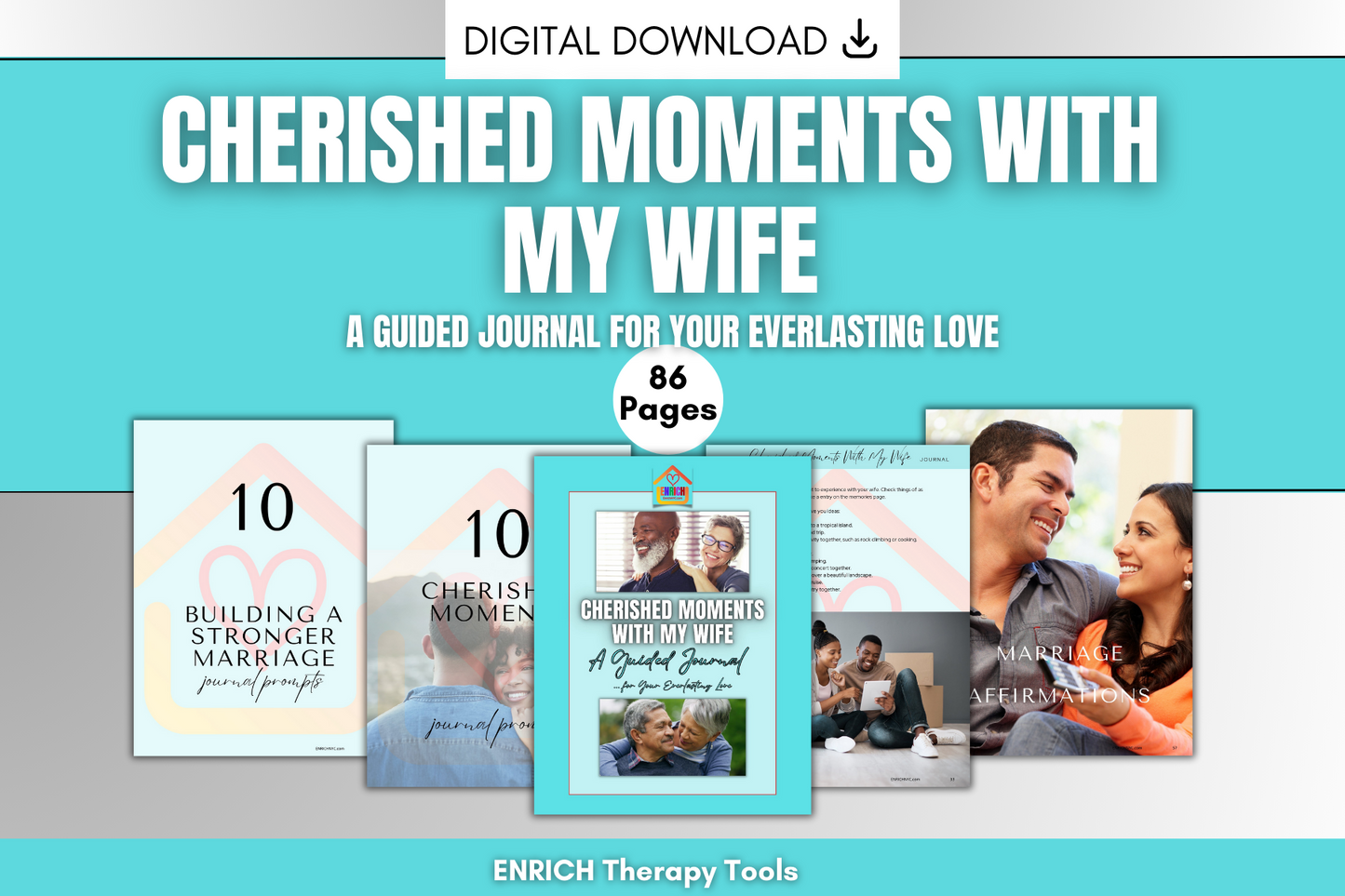 Cherished Moments With My Wife: A Guided Journal