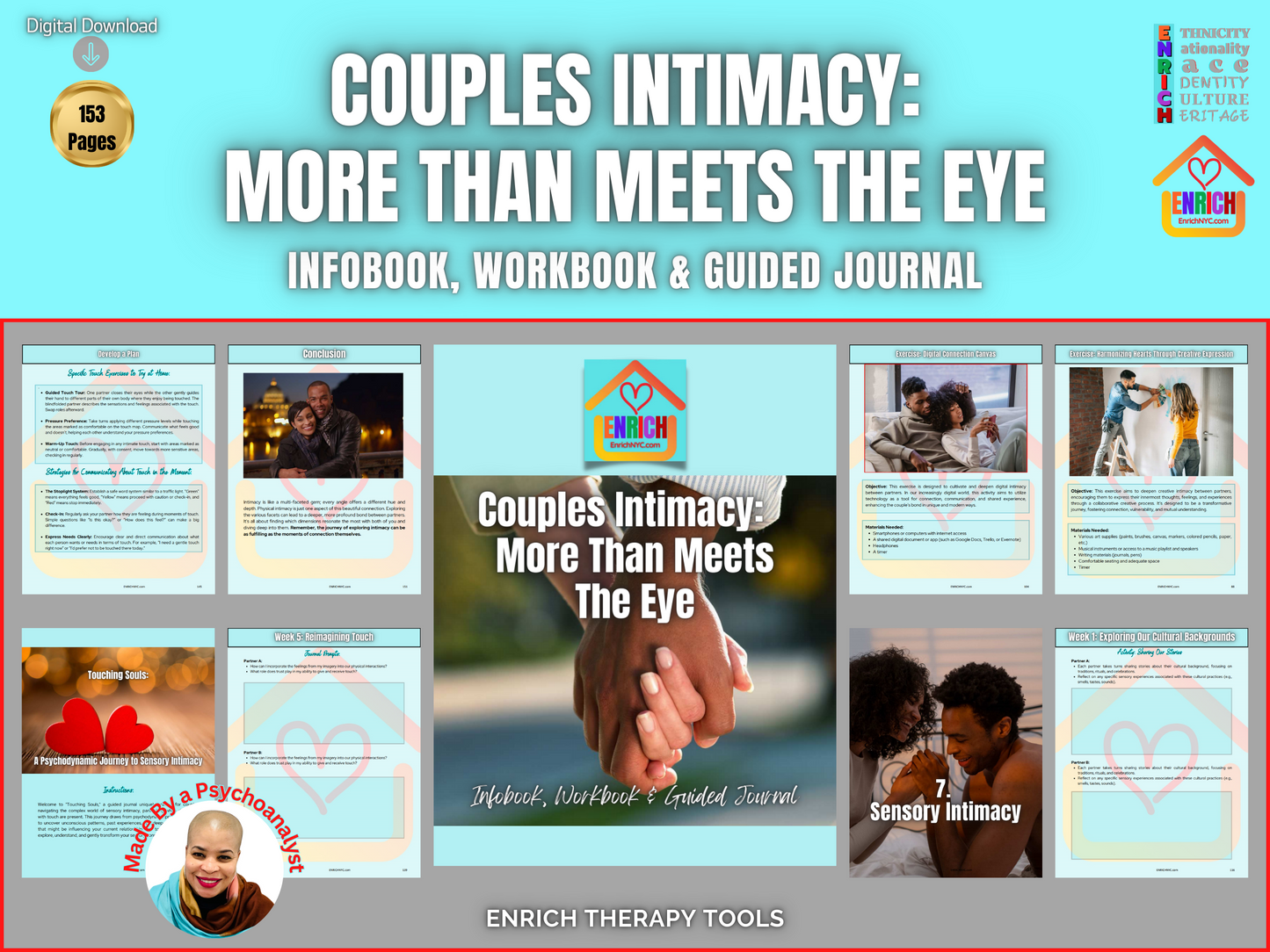 Couples Intimacy: More Than Meets the Eye - InfoBook, Workbook, Journal