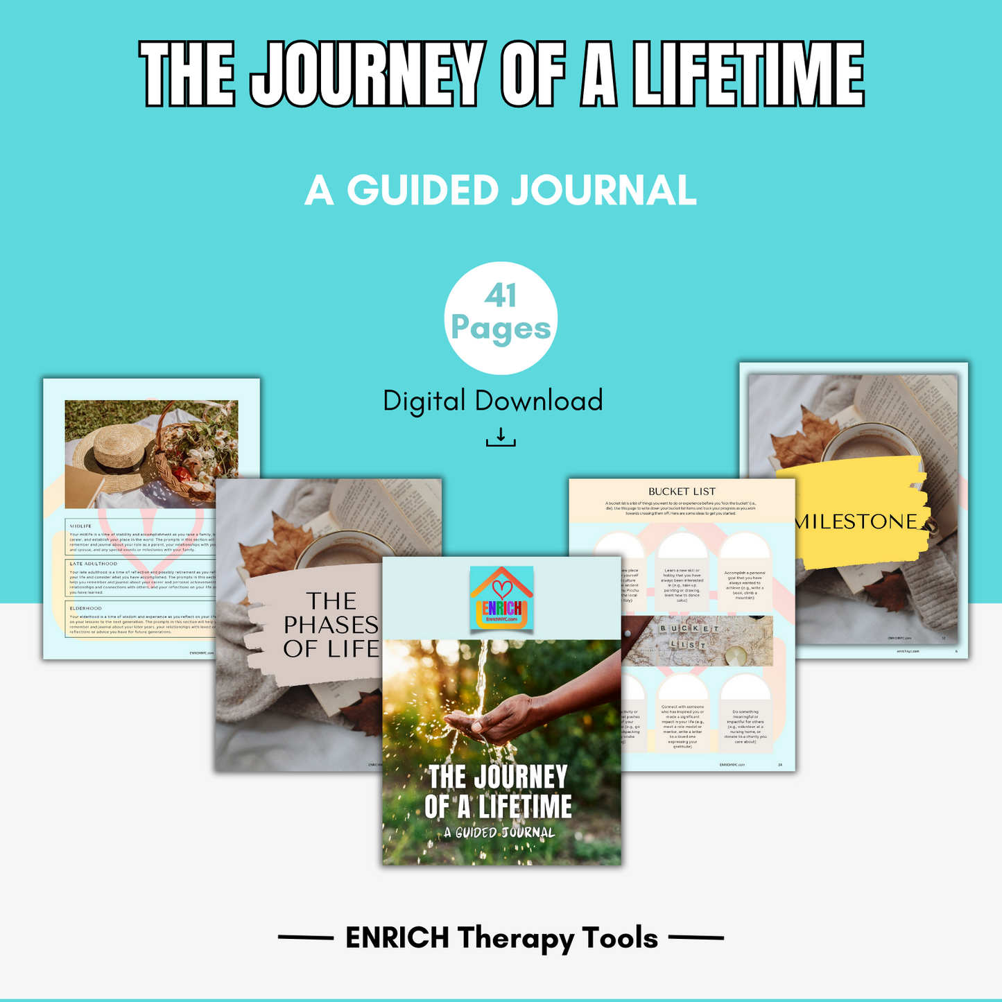 The Journey  of a Lifetime - Guided Journal