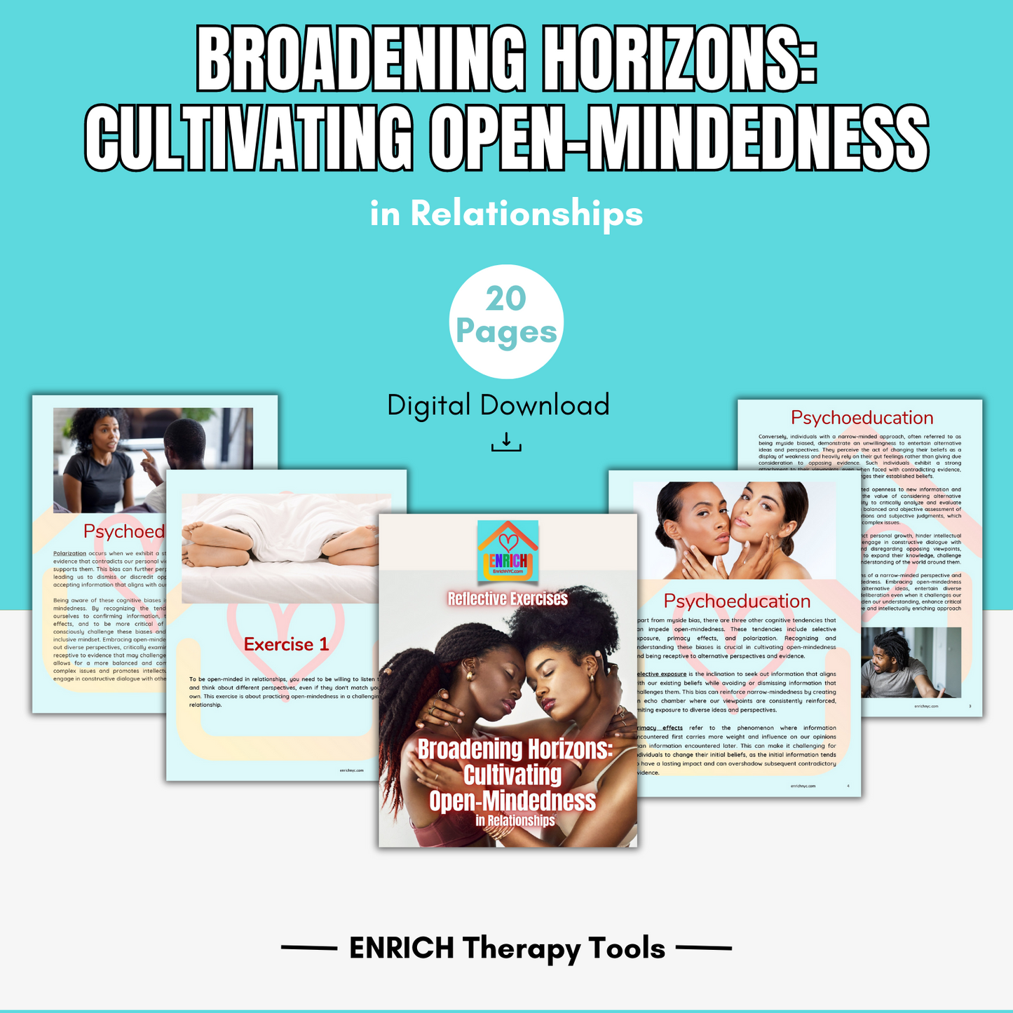 Broadening Horizons: Cultivating Open-Mindedness in Relationships - A Workbook