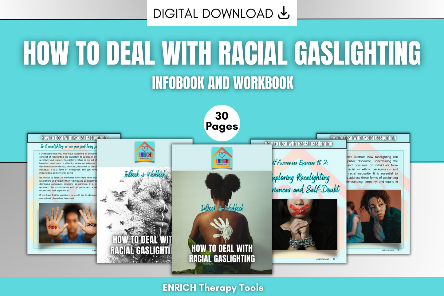 How to Deal With Racial Gaslighting - Infobook & Workbook