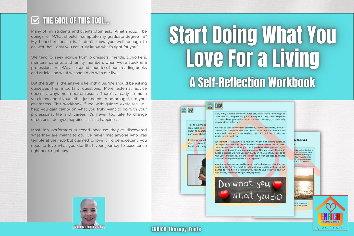 Start Doing What You Love For a Living - A Self-Reflection Workbook