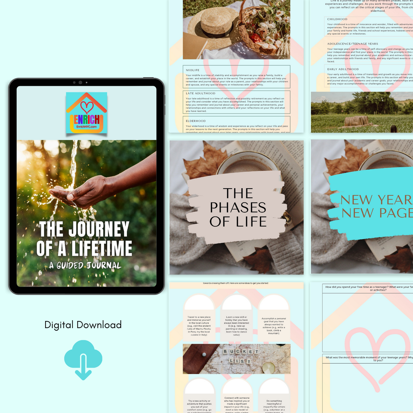 The Journey  of a Lifetime - Guided Journal